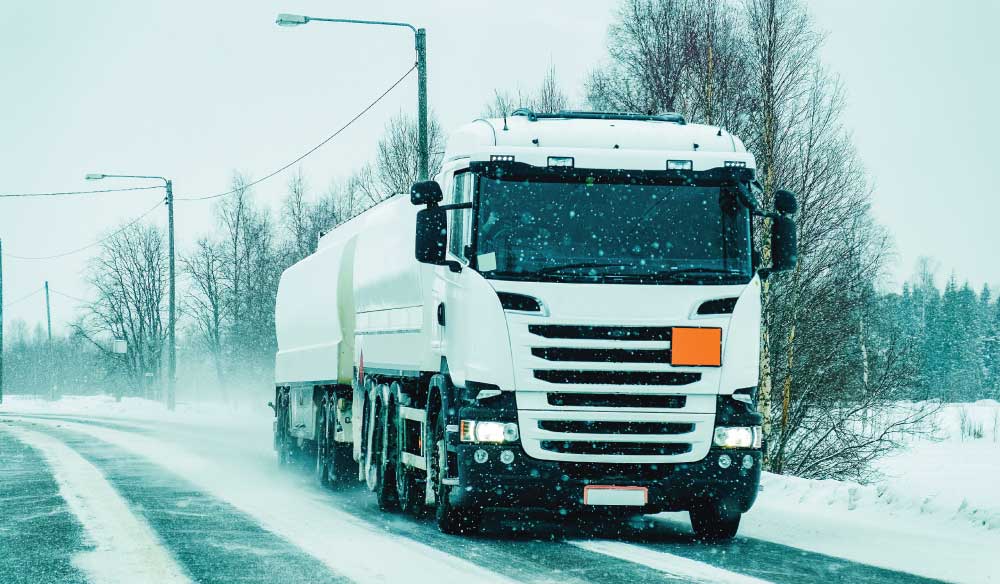 Kakšne so kazni za prevoz nevarnega blaga v zimskih razmerah?