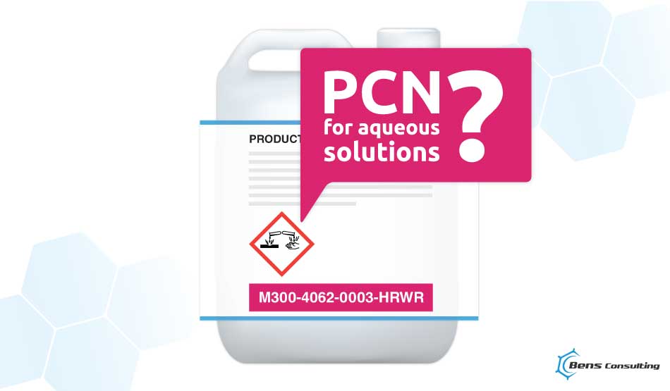 Do I need to submit PCN to ECHA for aqueous solutions of substances?